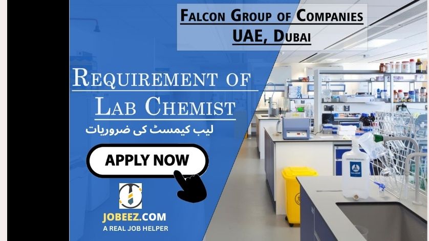 Lab Chemist Job in Falcon Group of Companies – UAE, Dubai